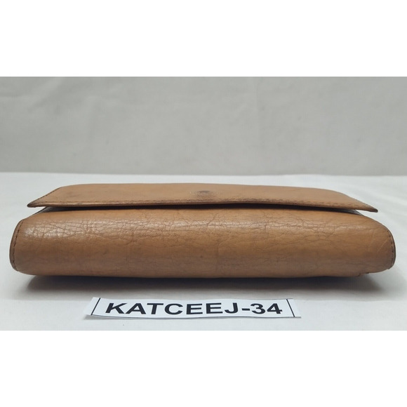 Fossil Brown Leather Credit Card ID Window Trifold Wallet - Picture 6 of 16